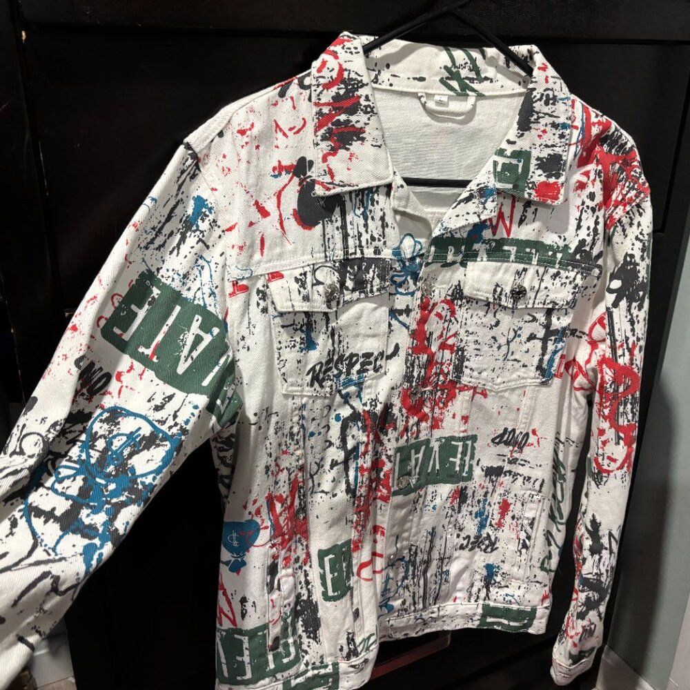 Denim Colored Jacket - image 3